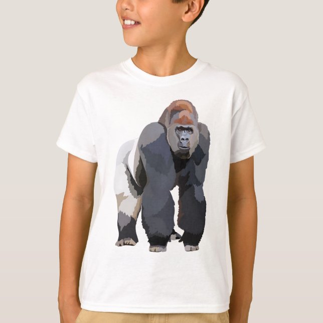 G ist für Gorilla T-Shirt (Vorderseite)