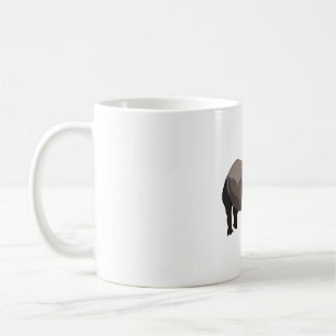 G ist für Greater One Horned Rhino Kaffeetasse