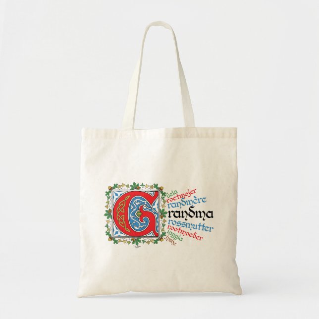 G ist für Oma Tote Bag Tragetasche (Vorne)