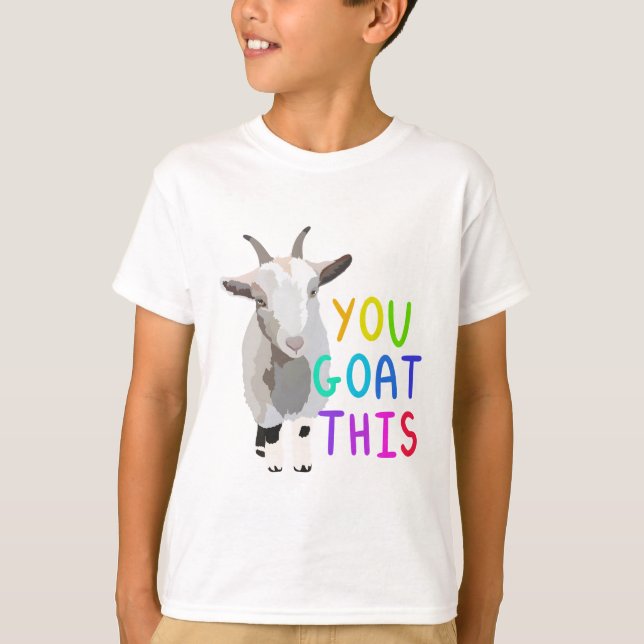 G ist für Ziege T-Shirt (Vorderseite)