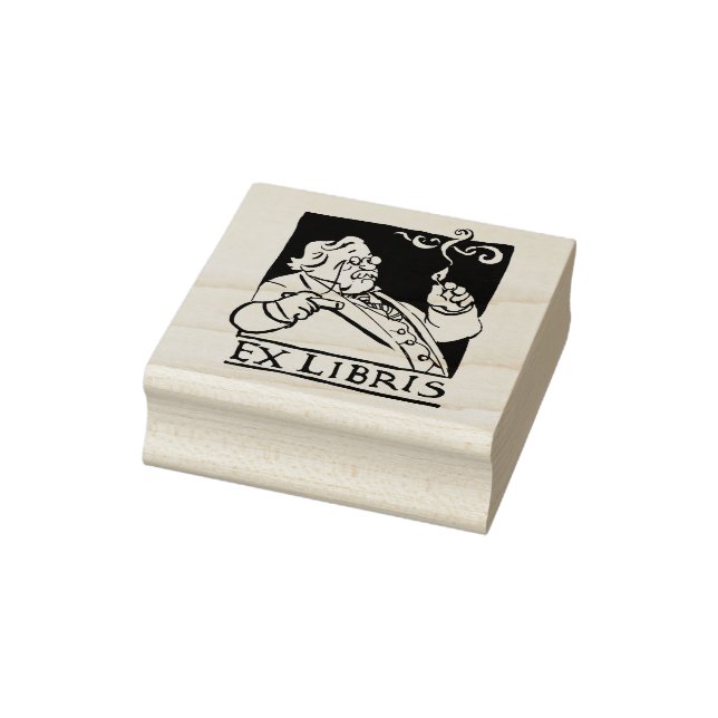 G.K.Chesterton Buchzeichen Briefmarke Gummistempel (Stempel)