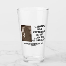 G.K. Chesterton Dead Thing Stream Living Thing Glas