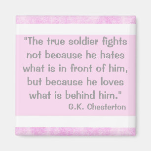 G.K. Chesterton Zitat Magnet