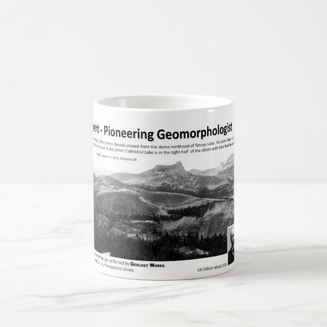 G K Gilbert III - Vorangehen mit Geomorphologist Kaffeetasse (Mittel)