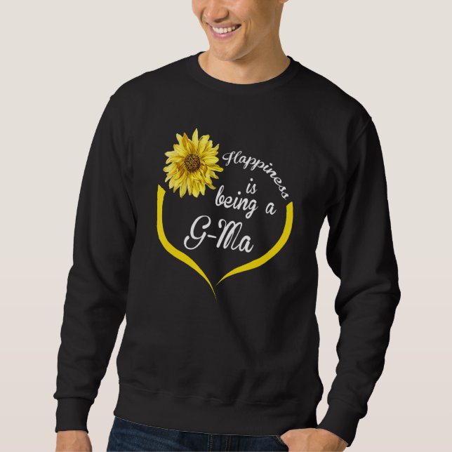 G Ma Glück ist ein G Ma Sweatshirt (Vorderseite)