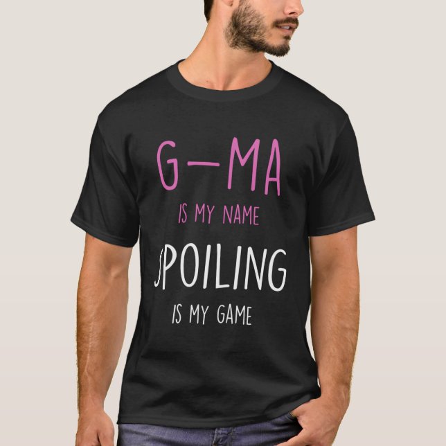 G-Ma-Grandma-Geschenk T-Shirt (Vorderseite)