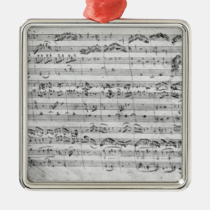 G-Major für Violine, Cembalo und Violoncello Silbernes Ornament