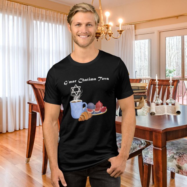 G’mar Chatima Tova Kaffee, Granatapfel, Figs Tri-Blend Shirt (Von Creator hochgeladen)