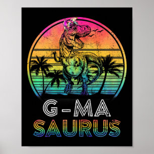 G-Masaurus Dinosaurier G-ma Saurus Familienpassend Poster