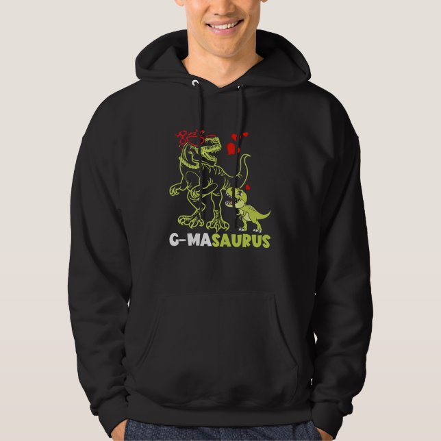 G masaurus G Ma Dinosaur Rex  Mother s Day Hoodie (Vorderseite)