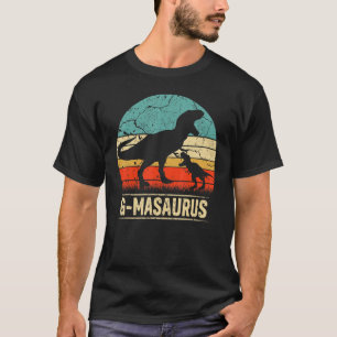 G Masaurus T Rex Dinosaur G Ma Saurus Familienmatt T-Shirt