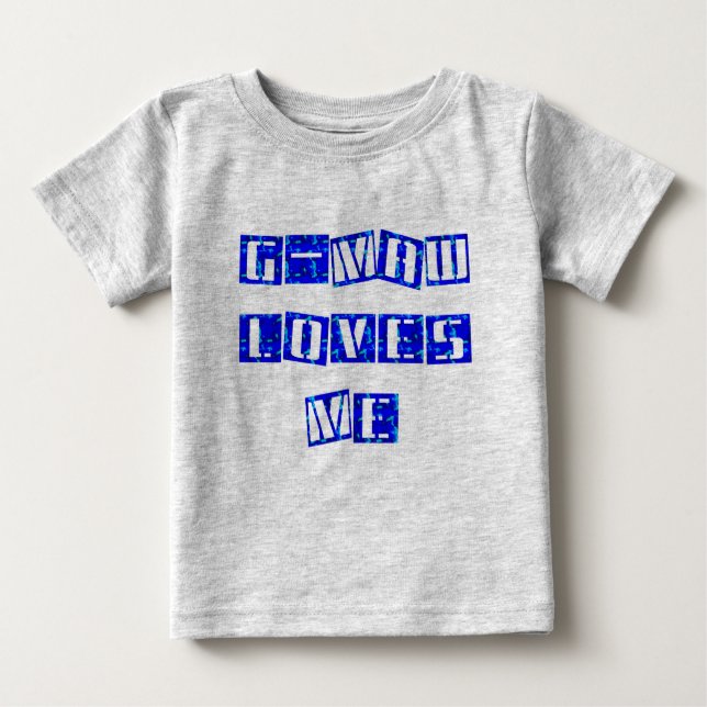 G-MAW Lieben ich Säuglings-T-Shirt Baby T-shirt (Vorderseite)