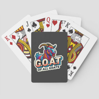 G.O.A.T. aller ZIEGEN - Majestic Colorful Goat Spielkarten