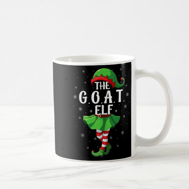 G.o.a.t Elf Christmas Girls Women Elf Squad Xmas F Kaffeetasse (Rechts)