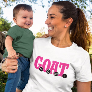 G.O.A.T. MAMA! - Niedlich für die Mama Grafikdruck T-Shirt