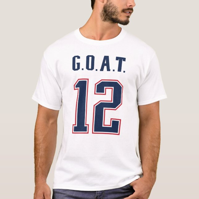 G.O.A.T. Nr. 12 T-Shirt (Vorderseite)