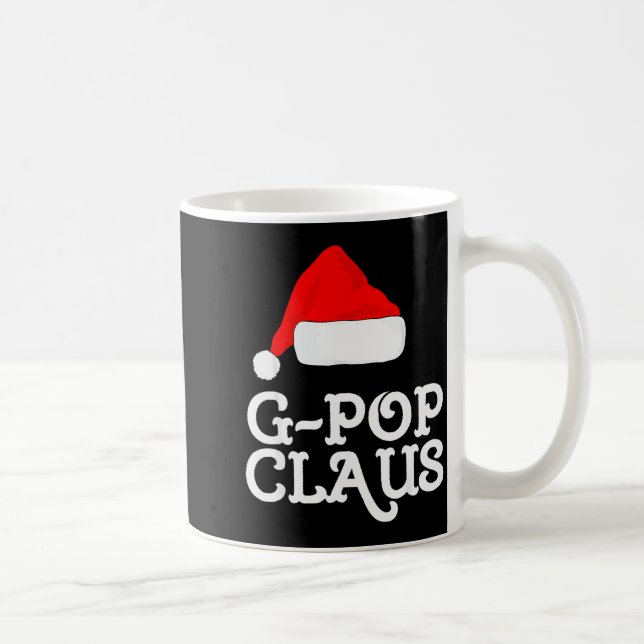G-p Claus Christmas Santa's Hat Pajama Family Xmas Kaffeetasse (Rechts)