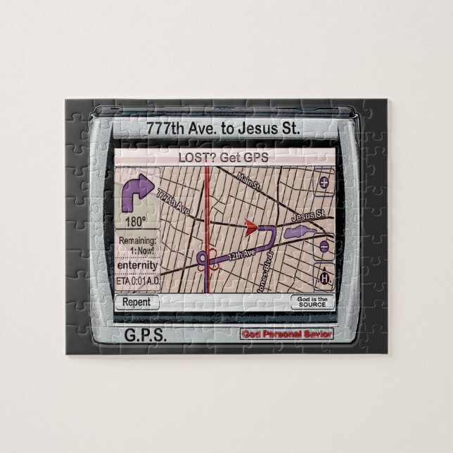 G.P.S. Gott-persönlicher Retter Puzzle (Horizontal)