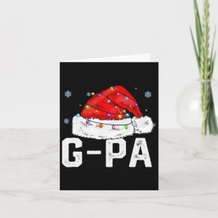 G-pa Claus Funny Xmas Familie Matching Großvater C Karte