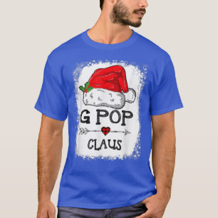 G Pop Claus Christmas Light Pajama Familie Matchin T-Shirt