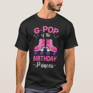 G Pop der Prinzessin Roller Skate Skati T-Shirt