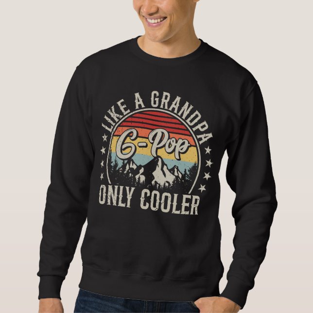 G-Pop wie ein Opa nur Cooler Retro-Männer Sweatshirt (Vorderseite)