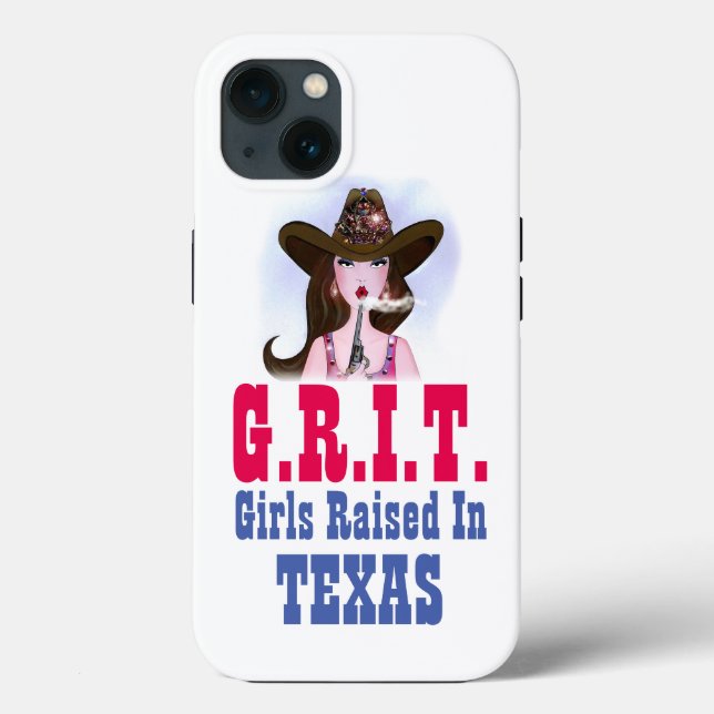 G.R.I.T. - Mädchen, die in Texas aufgezogen wurden Case-Mate iPhone Hülle (Rückseite)