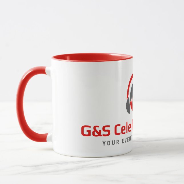 G&S-Feierlichkeiten Rot-Weiß-Tasse Tasse (Links)