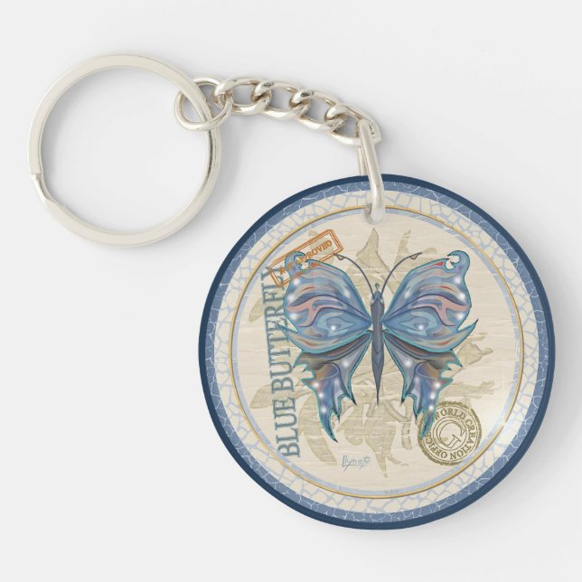 G Schmetterling Schlüsselanhänger (Vorderseite)