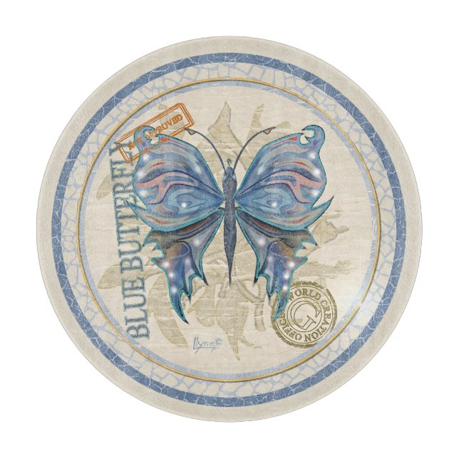 G Schmetterling Schneidebrett (Vorderseite)