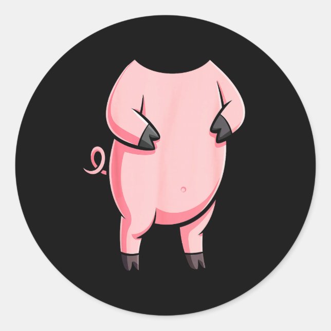 G Shirt Adult Kids Men Women Nk Body G Costume  Runder Aufkleber (Vorderseite)