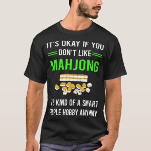 G Smart People Mahjong Majong Mah Jong Mah Jongg T-Shirt