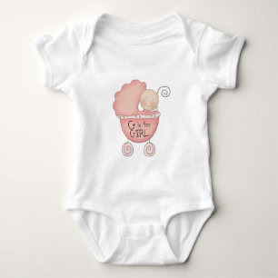 G steht für Mädchen-Kinderwagen Baby Strampler