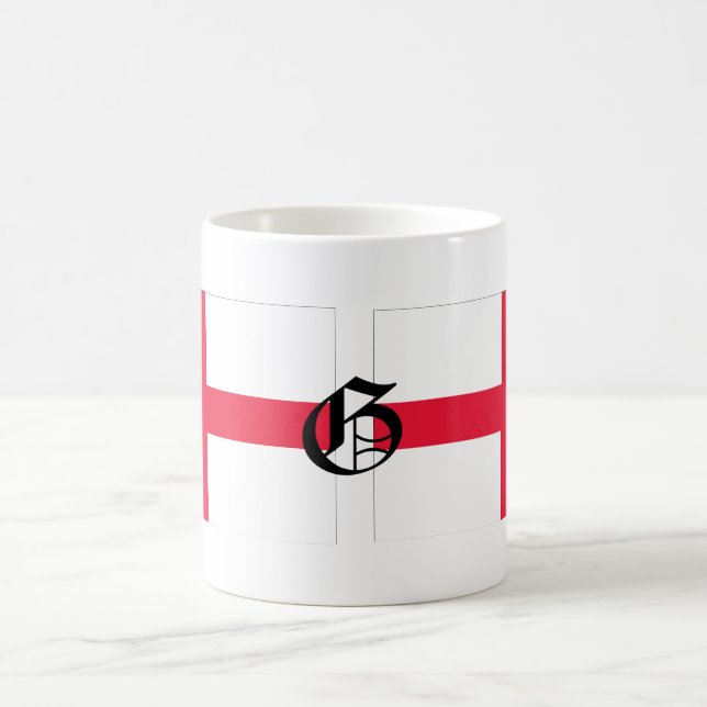 G-Text Englisch-Flagge Tasse (Mittel)