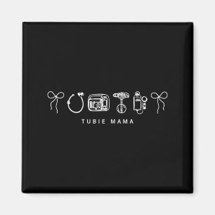 G-Tube-Bewusstsein Coquette-Schleife Tubie-Mutter- Magnet