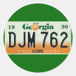 GA90 RUNDER AUFKLEBER