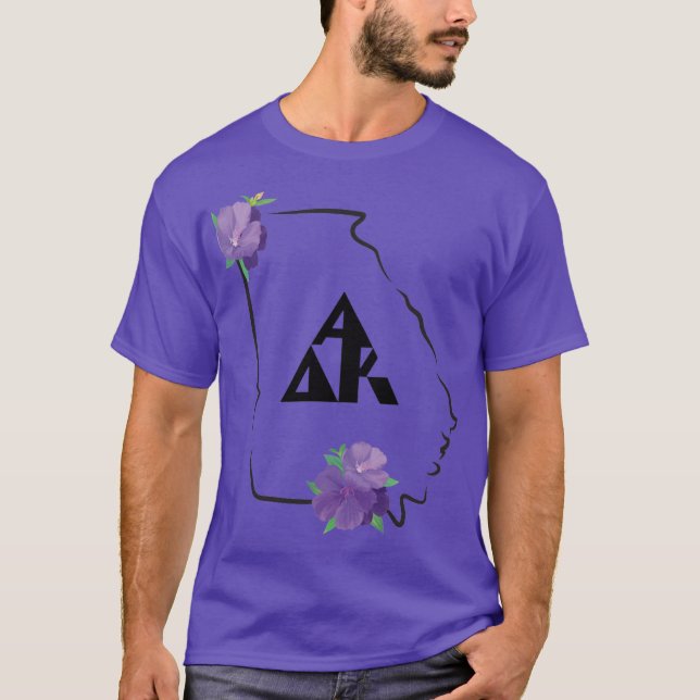 GA Alpha Delta Kappa Tshirt dunkel w schwarze Buch (Vorderseite)