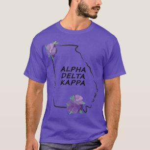 GA Alpha Delta Kappa Tshirt dunkel w schwarze Buch