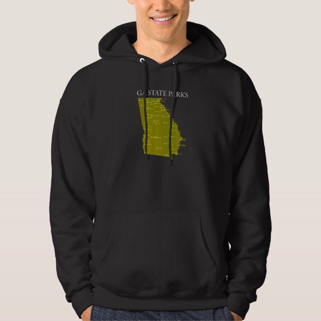 Ga Staat Parks Wearable Georgia Staat Park Checkli Hoodie (Vorderseite)