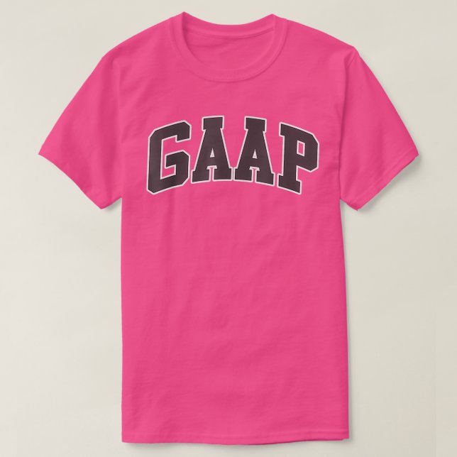 GAAP Shirt Funny Accountant (Design vorne)