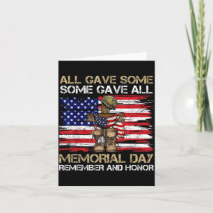 Gab Einiges Einige Gaben Patriotischer Veteran Ged Karte