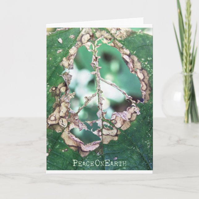 gab Frieden Feiertagskarte (Vorderseite)