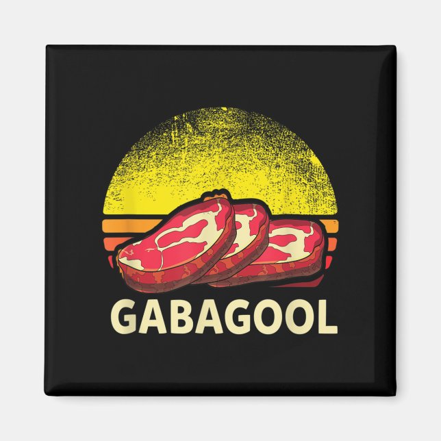 Gabagool Cacola Meat Lover New Jersey Italian Gift Magnet (Vorne)