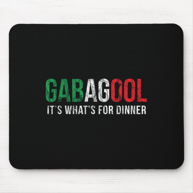 Gabagool Cacola Meat Lover New Jersey Italian Gift Mousepad (Vorne)