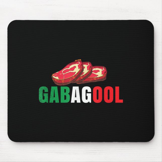 Gabagool Cacola Meat New Jersey Italian Pride Gift Mousepad (Vorne)