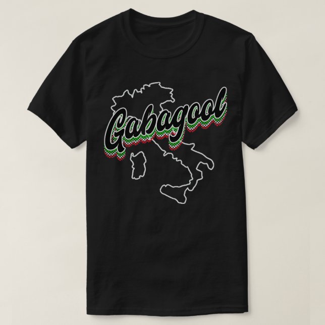 Gabagool Capicola Italienische Lebensmittelkarte I T-Shirt (Design vorne)