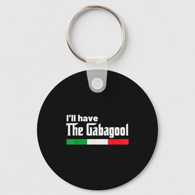 Gabagool Italy For Italians Cacola Nj New Jersey  Schlüsselanhänger (Vorderseite)