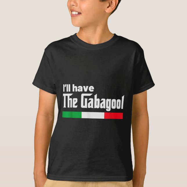 Gabagool Italy For Italians Cacola Nj New Jersey  T-Shirt (Vorderseite)