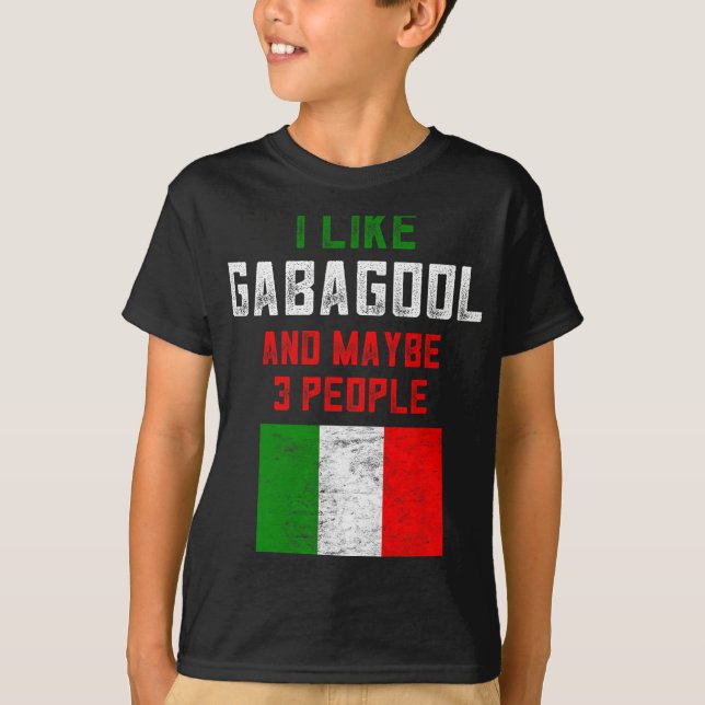 Gabagool Shirt Men New Jersey Meat Lover Italian C (Vorderseite)