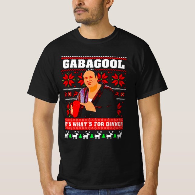 Gabagool-Tagesretro T-Shirt (Vorderseite)